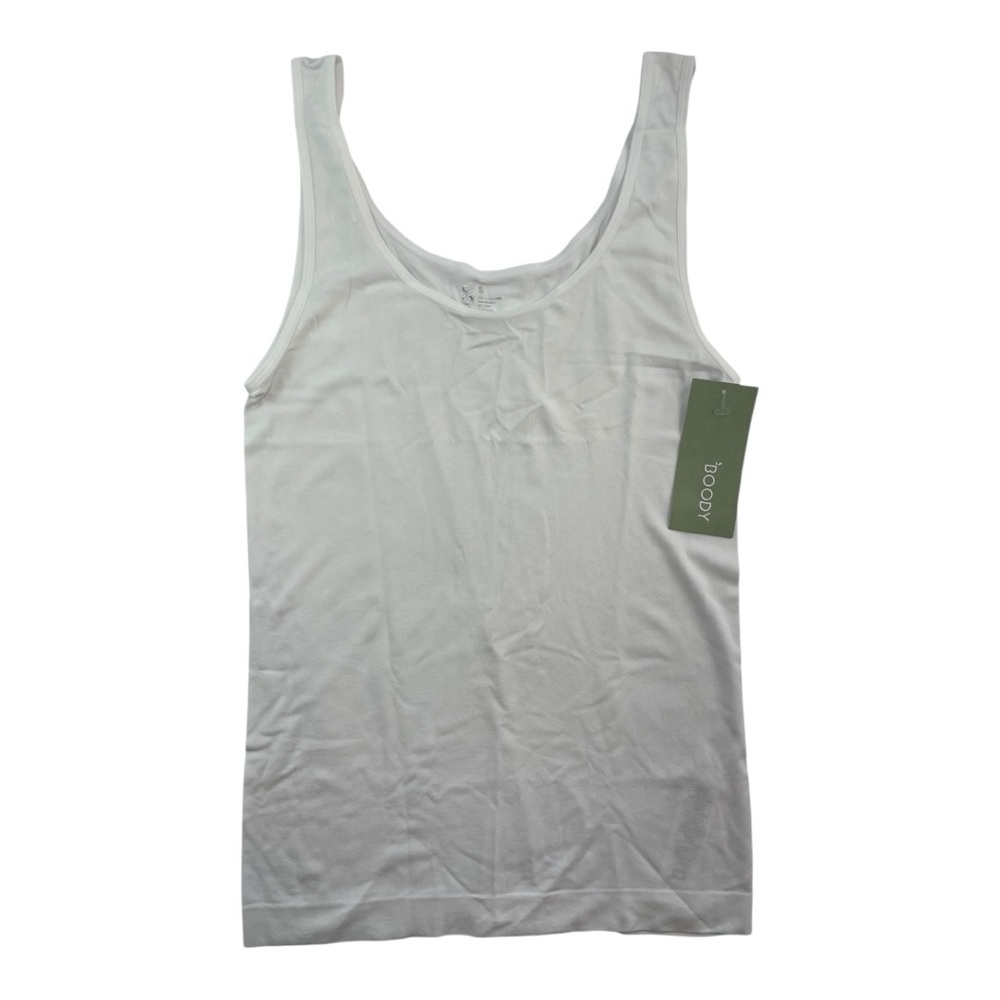 Boody Organic White Tank Top Women’s  Size Small NWT